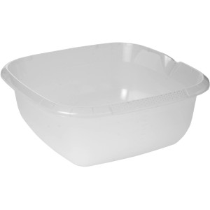 Transparente, eckige Schüssel Björk (38x38 cm) aus der Kategorie Küchenhelfer.