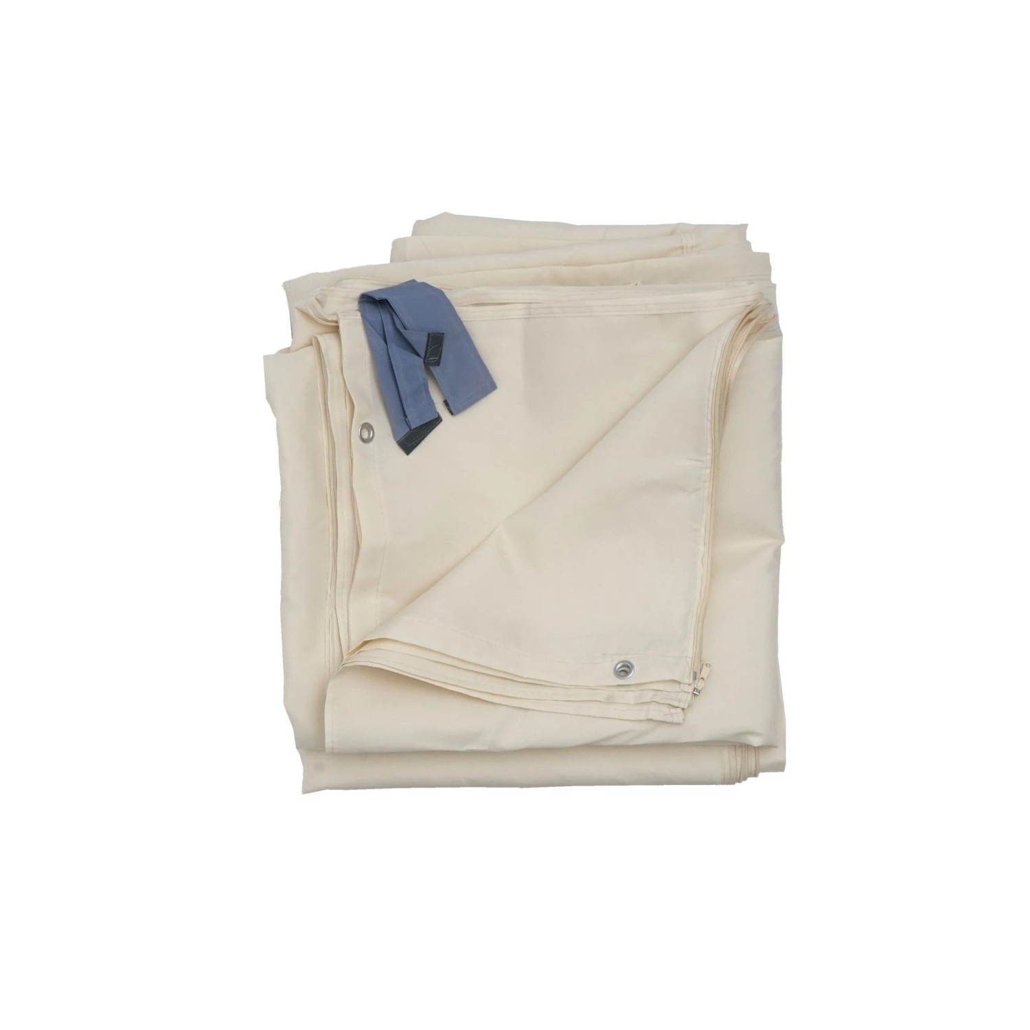 BERLINLODGE 4er-Set Seitenwand Für Pergola Cadiz Für 4x4m HxB 205x383cm Ersatzseitenwand Pavillon Creme Polyester