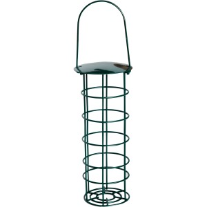 Dobar Meisenknödelspender aus Metall mit Bügel zum Aufhängen. Grün.