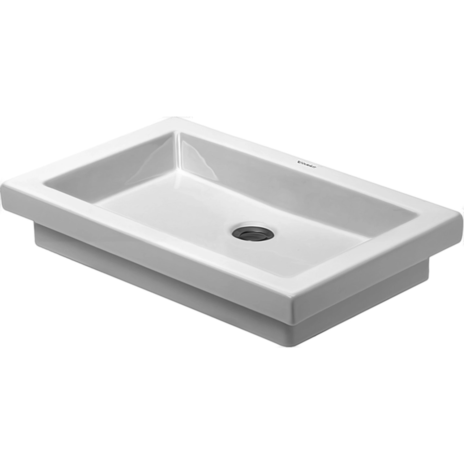 Duravit Einbauwaschbecken 2nd floor 58 cm Weiß Geschliffen mit Waschtisch