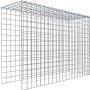 Gabiona Anbaukorb Typ 4, 70x100x30 cm, Maschenweite 5x5 cm, aus verzinktem Drahtgitter.