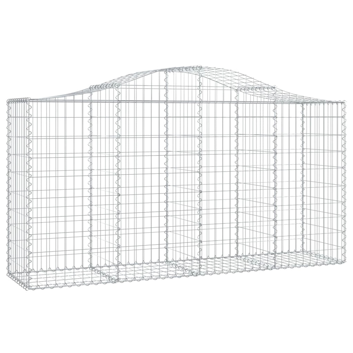 Vidaxl Gabionen Mit Hochbogen 5 Stk. 200x50x100/120cm Verzinktes Eisen günstig online kaufen