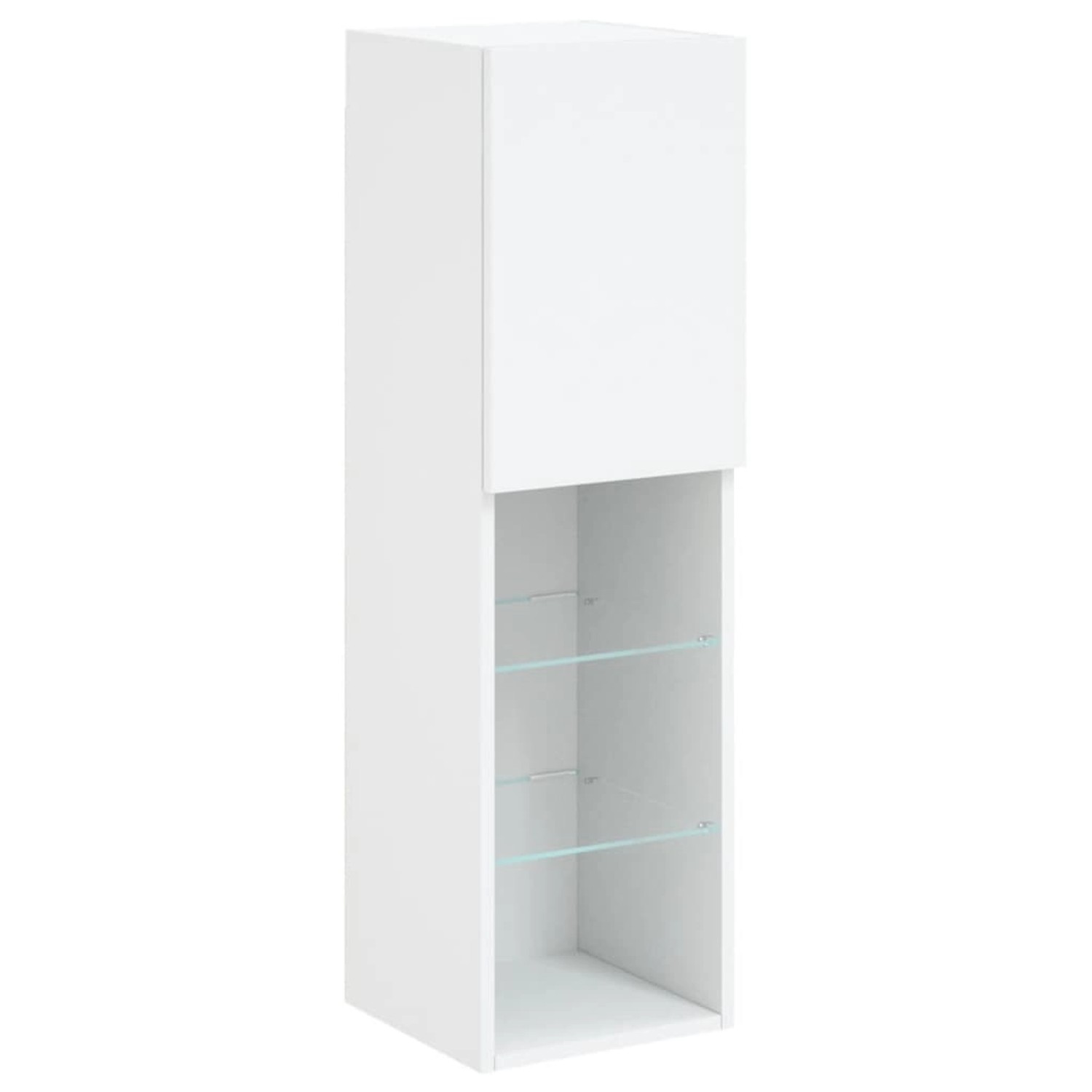 vidaXL TV-Schrank mit LED-Leuchten Weiß 30,5x30x102 cm 837015 günstig online kaufen