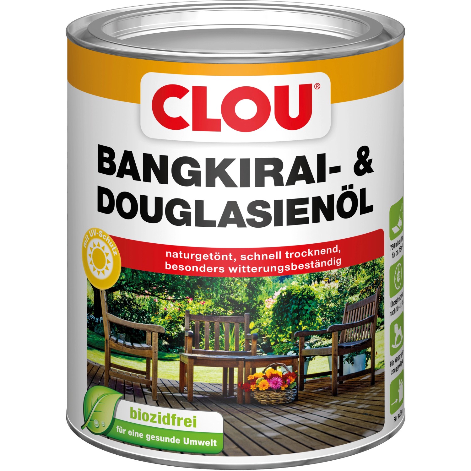 Clou Bangkirai- und Douglasien-Öl 750 ml