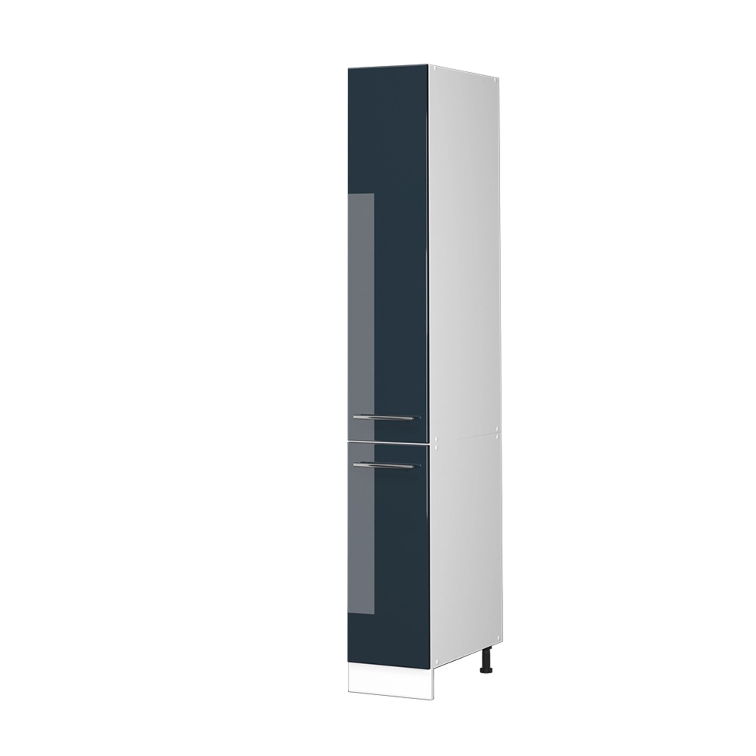 Vicco Apothekerschrank Fame-Line Medizinschrank für die Küche Dunkelblau Hochglanz/Weiß 30 cm