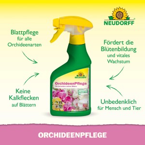 Neudorff Orchideenpflege 250ml: Sprühflasche für vitales Wachstum und Blütenbildung von Orchideen.