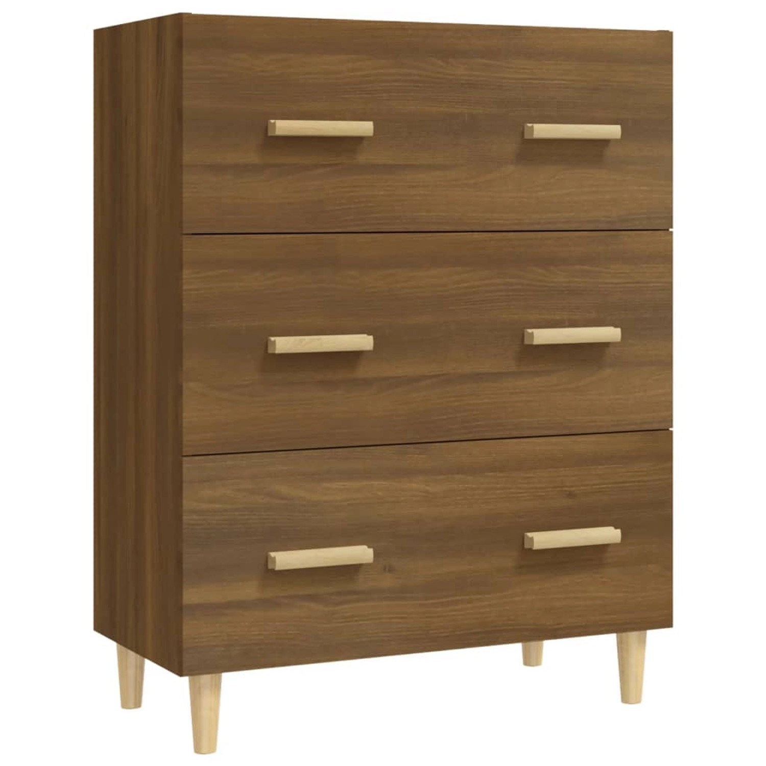 vidaXL Sideboard Braun Eichen-Optik 70x34x90 cm Holzwerkstoff 817347 günstig online kaufen