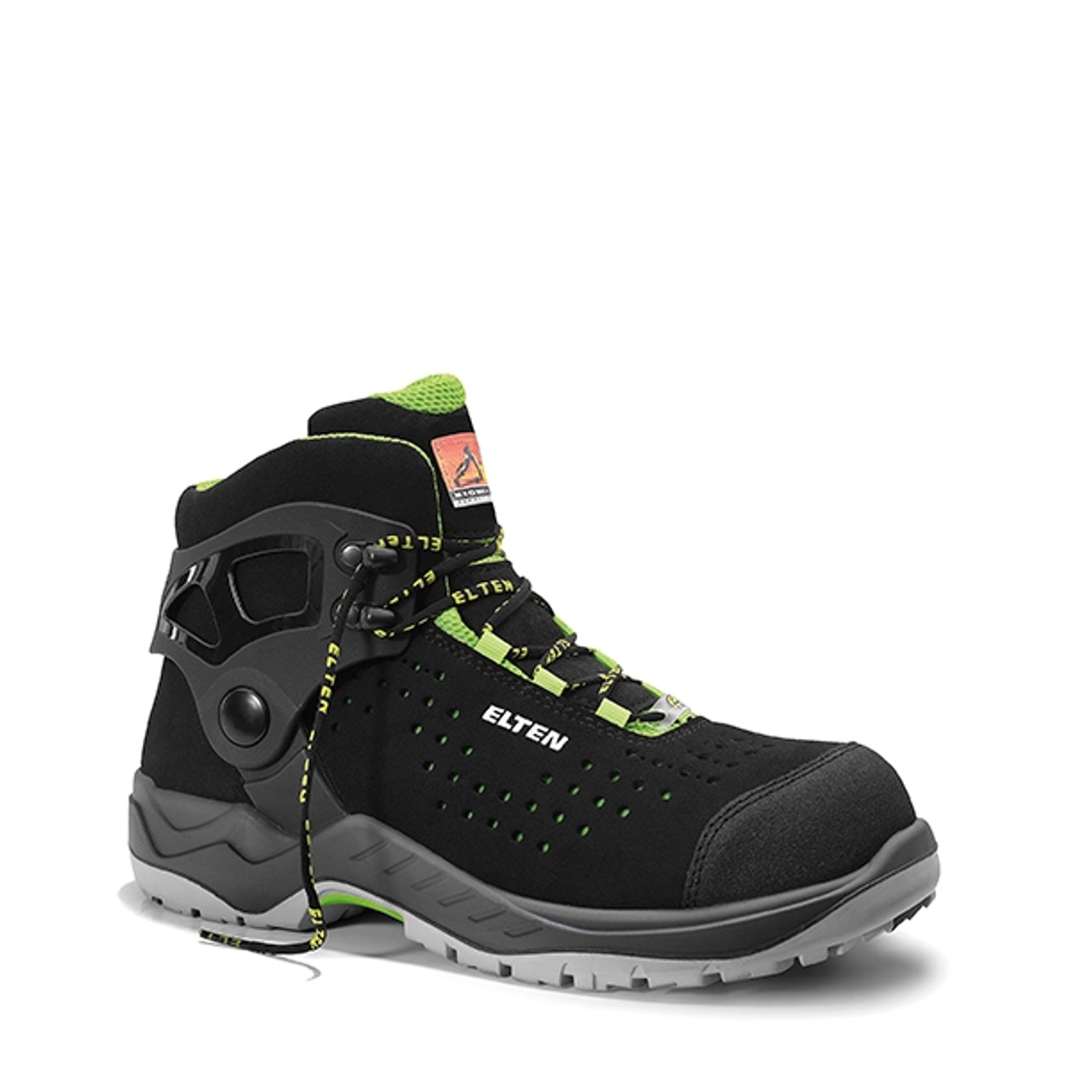 Elten Sicherheitsstiefel Tommaso Green Mid Esd S1P Gr. 42