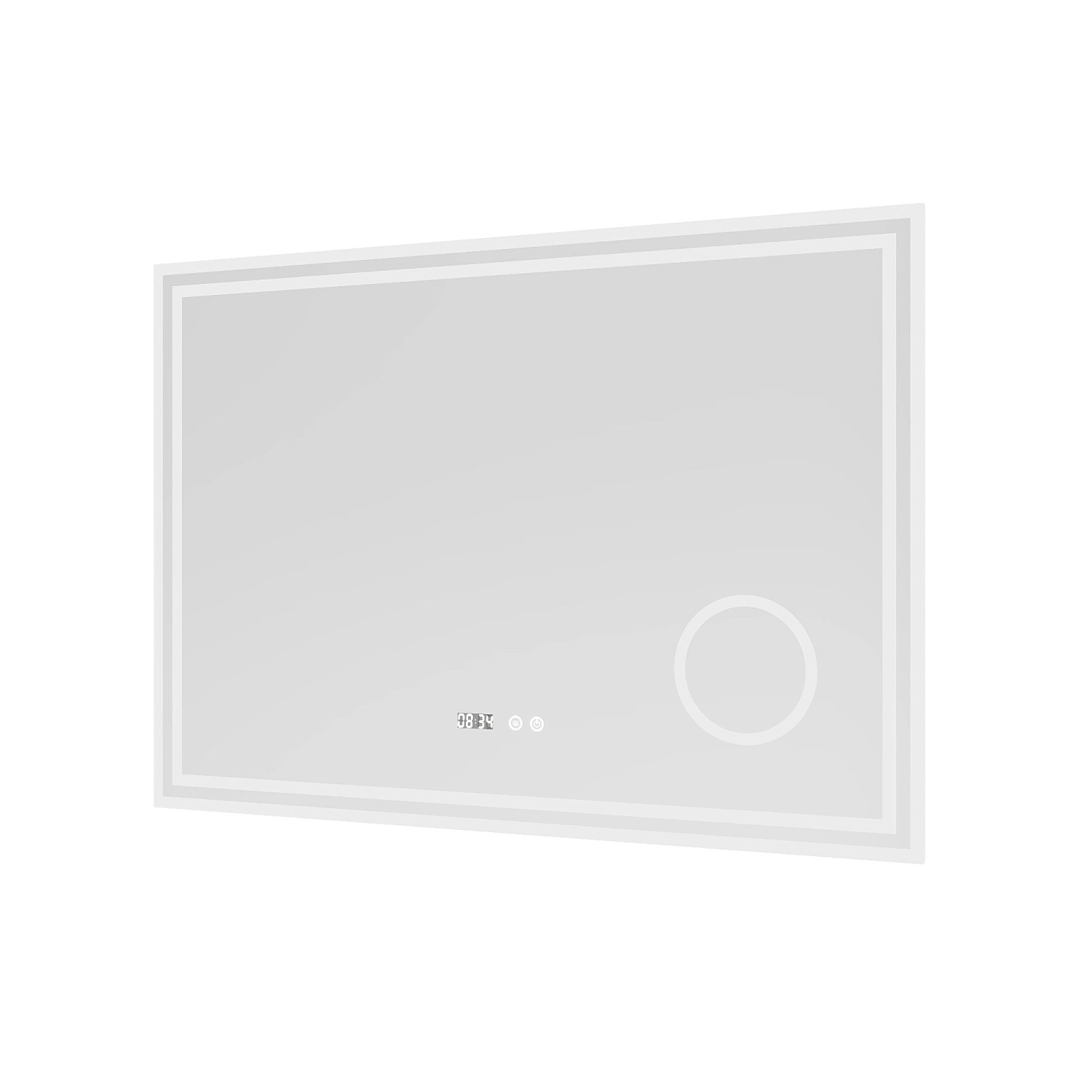 Aquabatos Badspiegel mit Beleuchtung LED Spiegel 100 x 70 cm Wandspiegel Ba günstig online kaufen