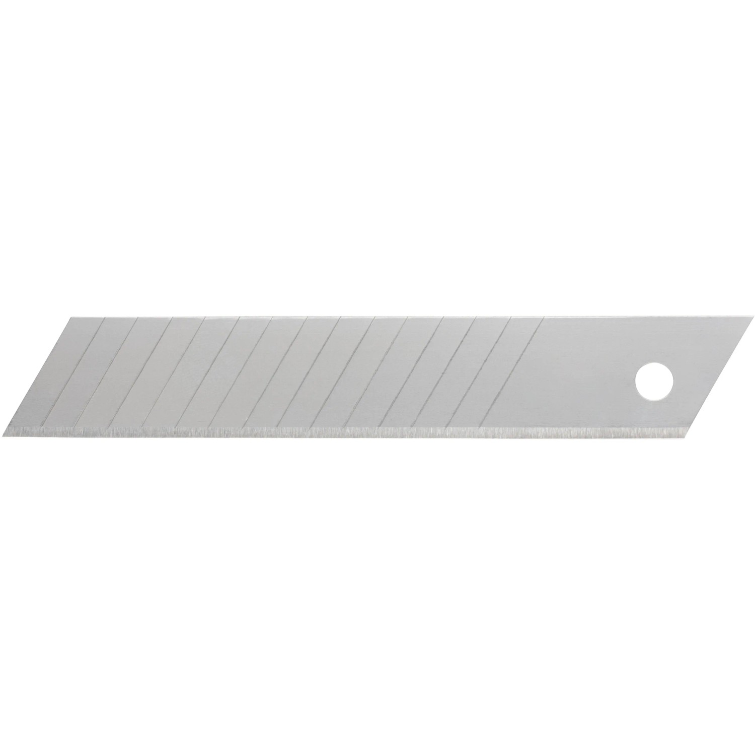 wolfcraft 5 Profi-Abbrechklinge 18 mm für Messer, Detailaufnahme.