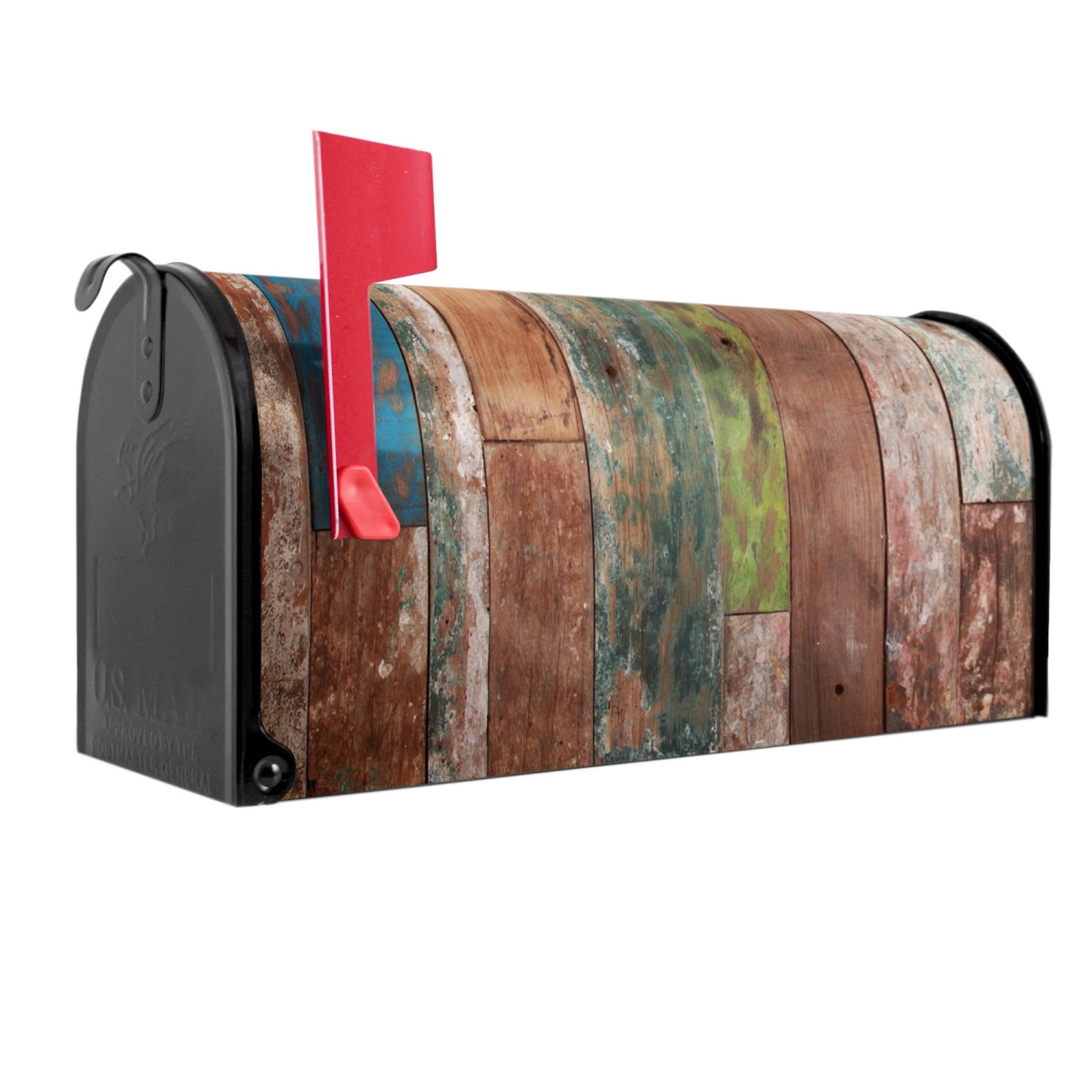 Banjado Amerikanischer Briefkasten Schwarz 48x22x16cm US Mailbox Letterbox günstig online kaufen