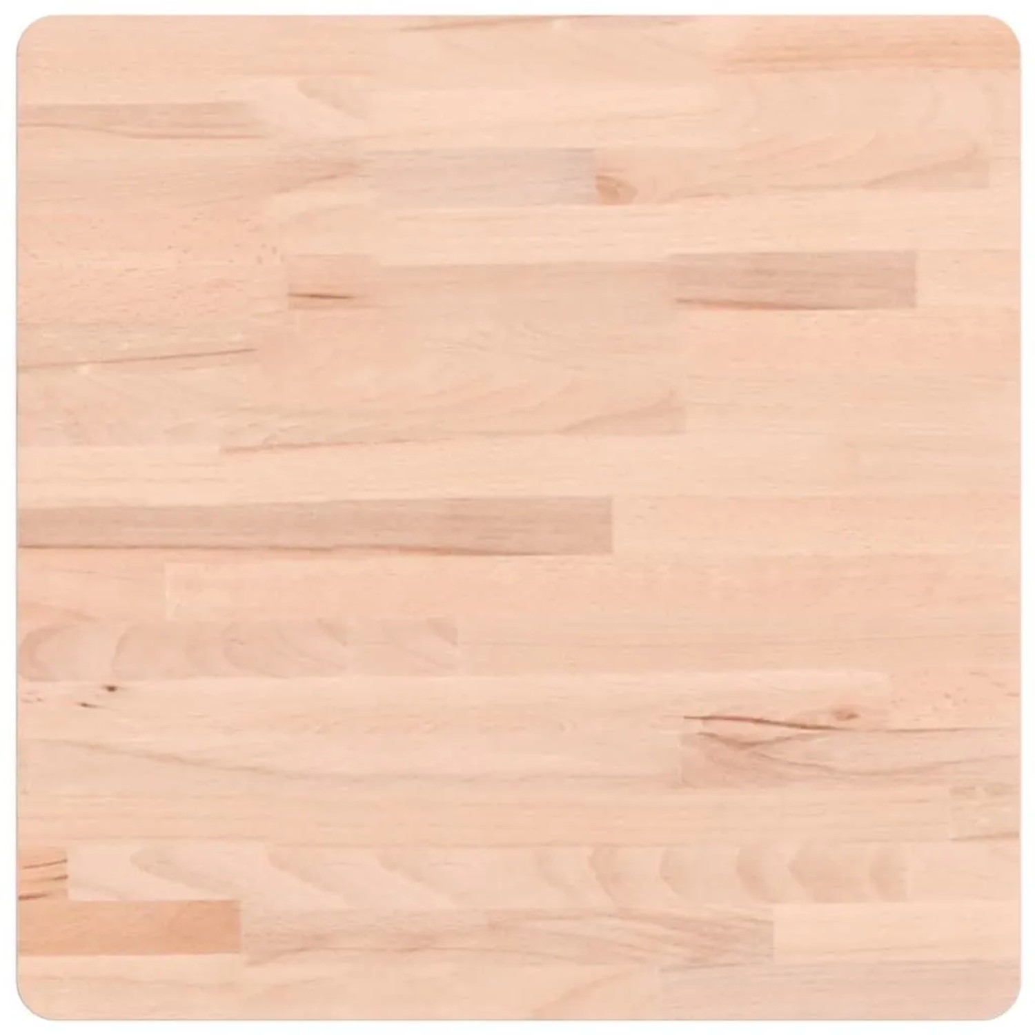 vidaXL Tischplatte 50x50x2,5 cm Quadratisch Massivholz Buche 355955