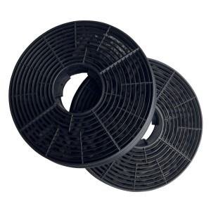 Respekta Aktivkohlefilter MIZ2700, 2er-Set, für Dunstabzugshauben im Umluftbetrieb.