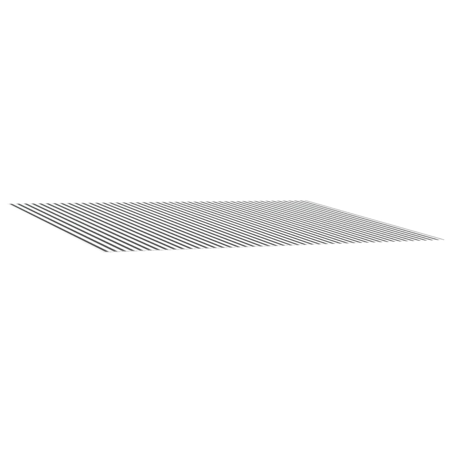 vidaXL Markisenersatzstoff Anthrazit und Weiß 600 x 300 cm Polyester 3444287