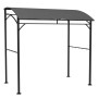 Outsunny Grillpavillon, dunkelgrau/schwarz, mit Haken für Grillzubehör. Ideal für den Garten.
