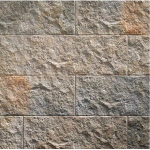 Verblender UltraStrong Campana Grau, nuanciert, aus Feinsteinzeug, Format 16x42 cm.