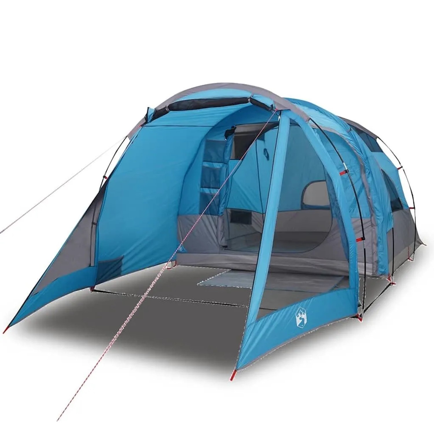 Furnicato Campingzelt Tunnelzelt Blau 483 X 250 X 180 185 Cm
