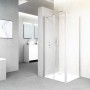baliv Dusch-Pendeltür DUK-90.61P, 90 cm, Chrom, für Eckdusche, U-Form und Nische