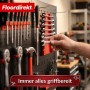 Floordirekt Werkzeugwand Parker, Lochwand Set mit Werkzeugen in Schwarz und Rot.