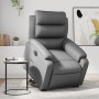 vidaXL Relaxsessel mit Aufstehhilfe Elektrisch Grau Kunstleder 3205059_2