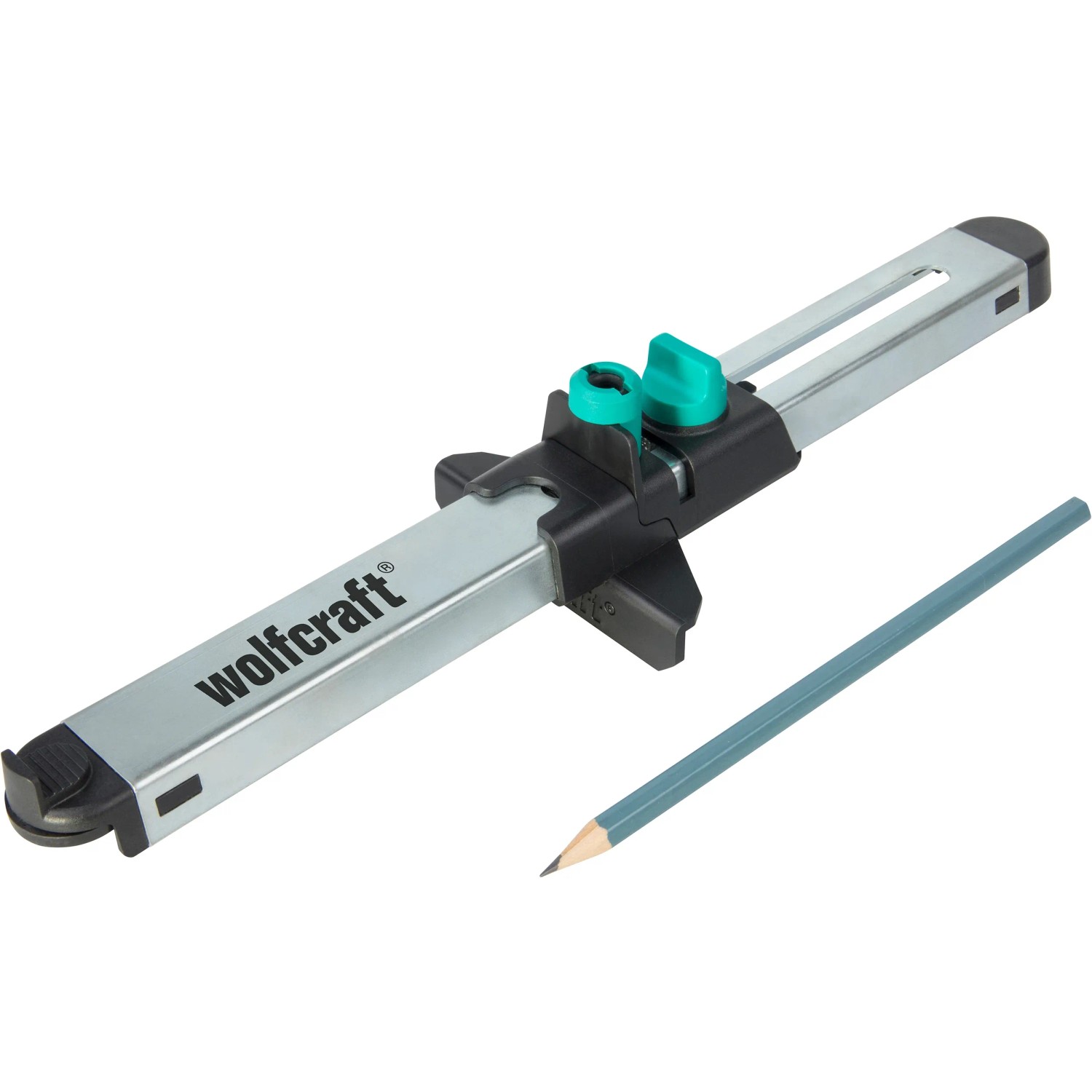 wolfcraft Einpass-Set für Laminat und Designboden mit Bleistift, Werkzeug zum Anzeichnen von Laminat.