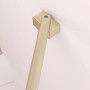 Detailaufnahme: Goldener Diagonalstabilisator für AICA Walk-In Dusche.