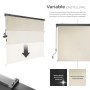 Tectake Senkrechtmarkise Eloise Verschiedene Größen Uv Beständig und Wasserabweisend 200 x 250 cm 10 x 200 x 250 cm Beige_3
