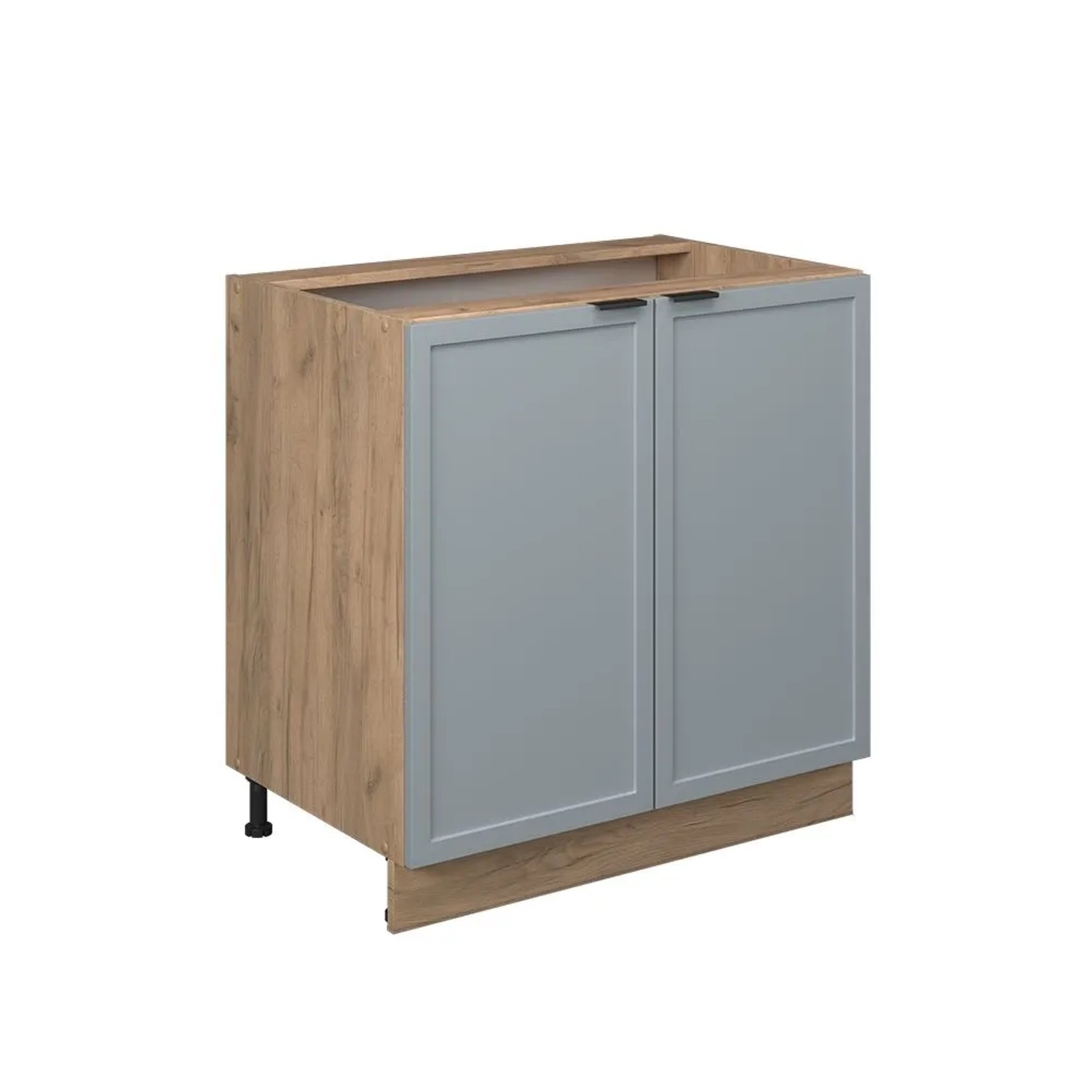 Vicco Küchenunterschrank Fame-Line HellBlau-Grau 80 x 82 mit Regal ohne Arbeitsplatte Art Nr 50760