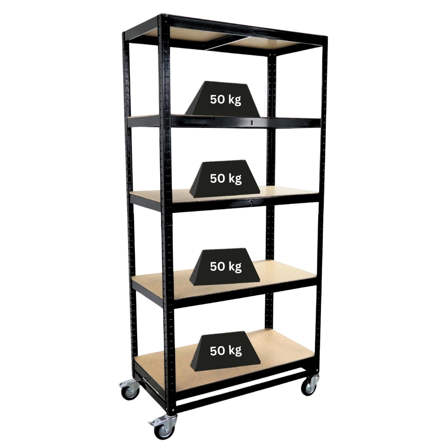 PROREGAL Kommissionierwagen BÜFFEL Fahrbares Kommissionierregal 192x90x50cm günstig online kaufen