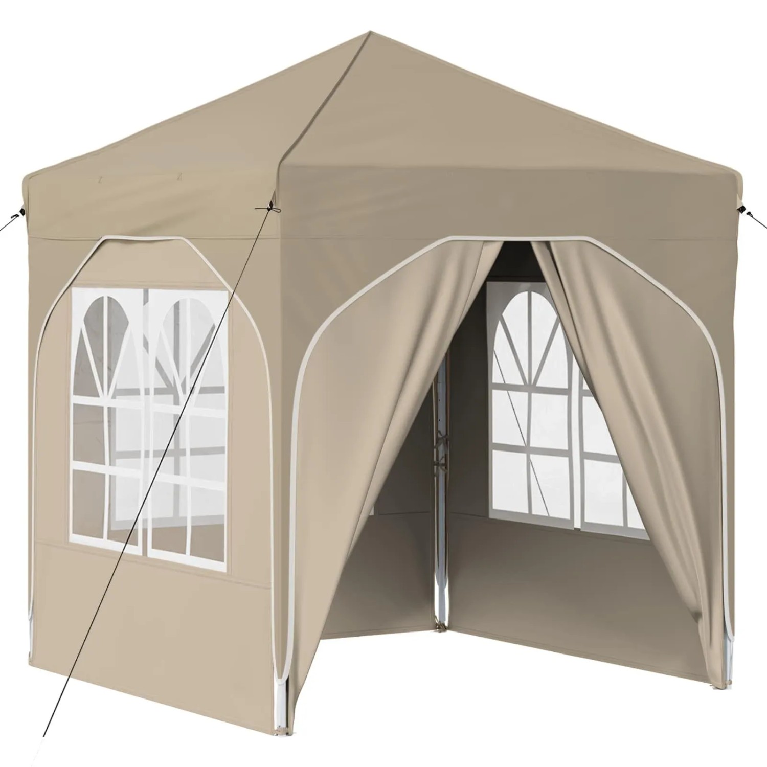vidaXL Pop-Up Partyzelt 192 x 192 x 245 cm Creme 42019834