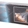 Lex 50er LED Lichterkette warmweiß mit transparentem Kabel. Verpackung für Innenbeleuchtung.