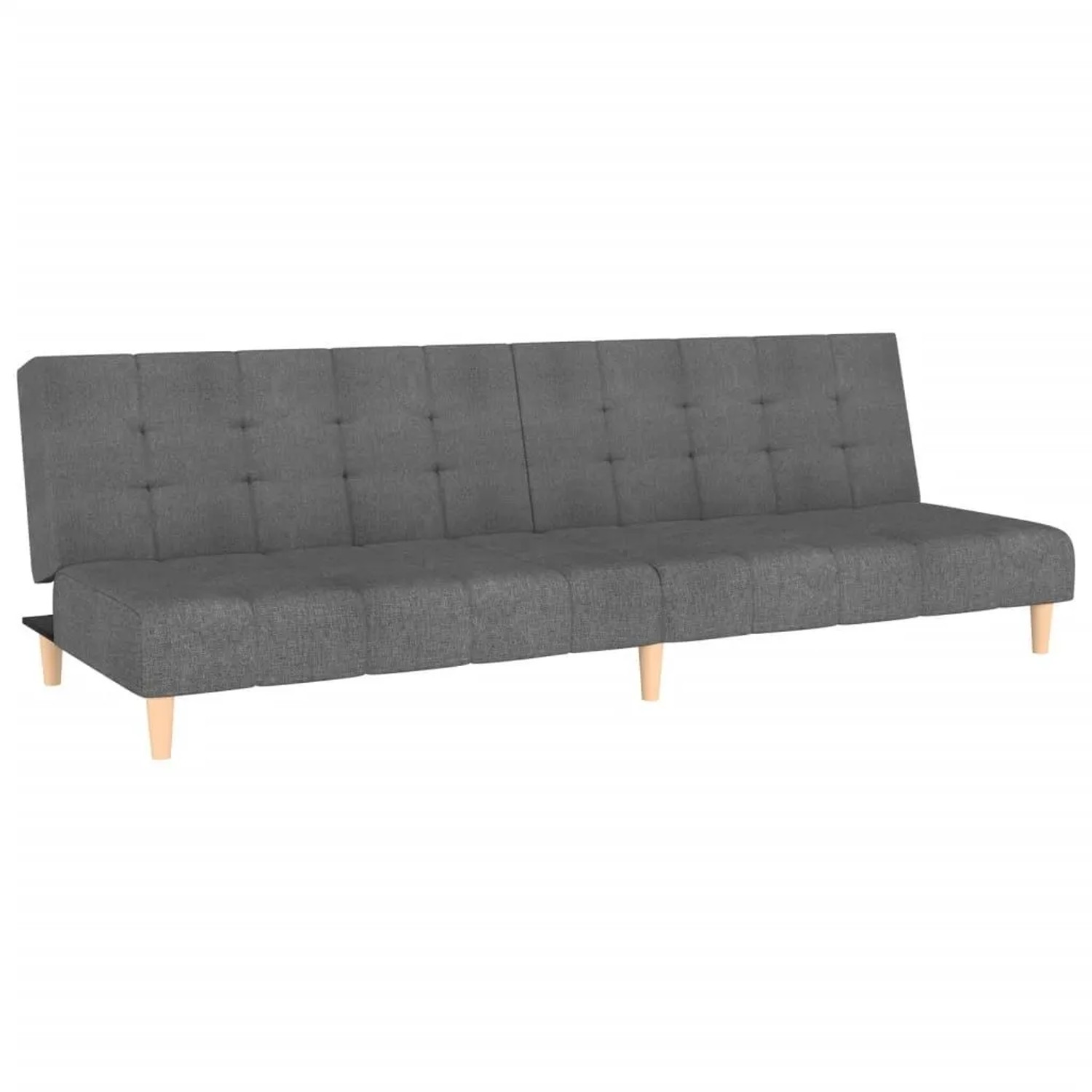vidaXL Schlafsofa 2-Sitzer Hellgrau Stoff 375754 günstig online kaufen