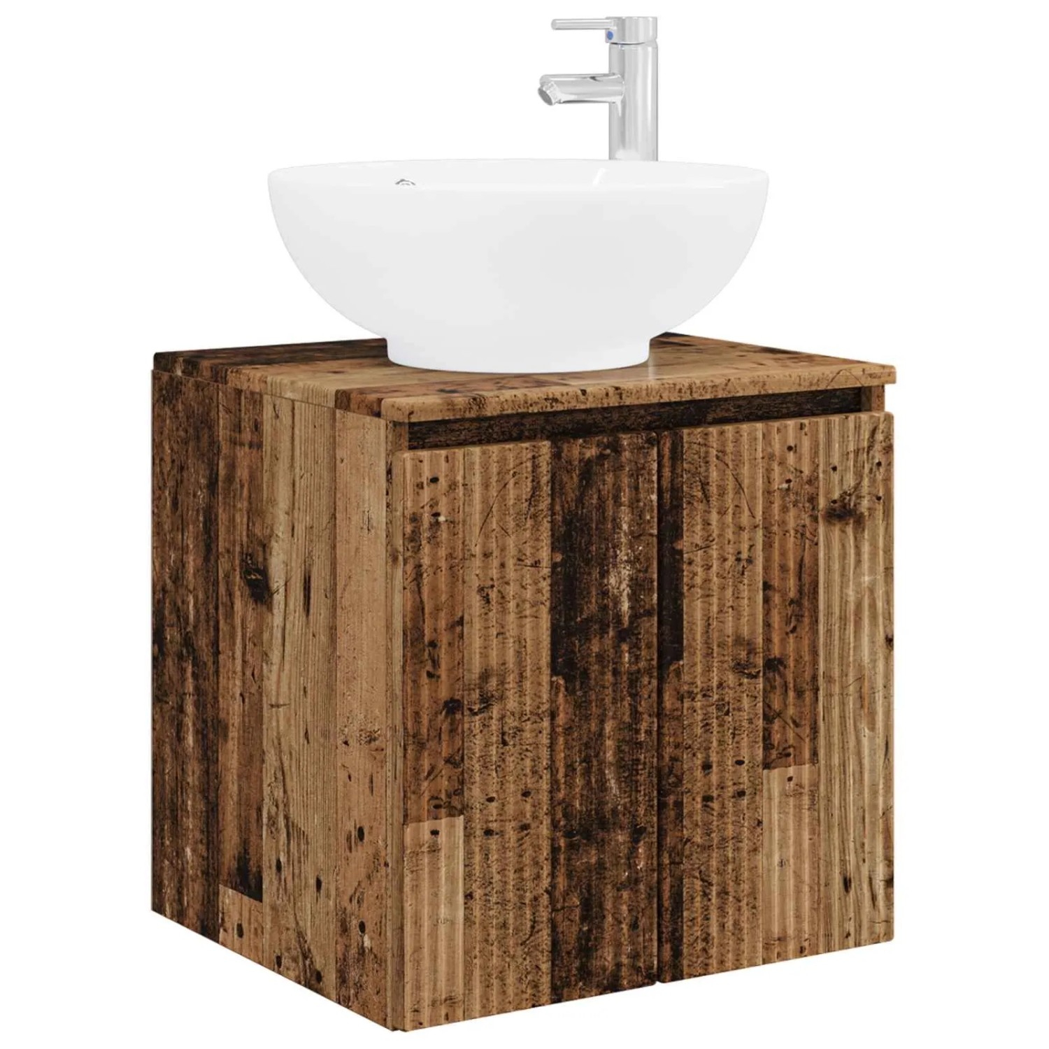 vidaXL Wandmontierte Waschtisch Altholz 49,5 x 44,5 x 65 cm 890450