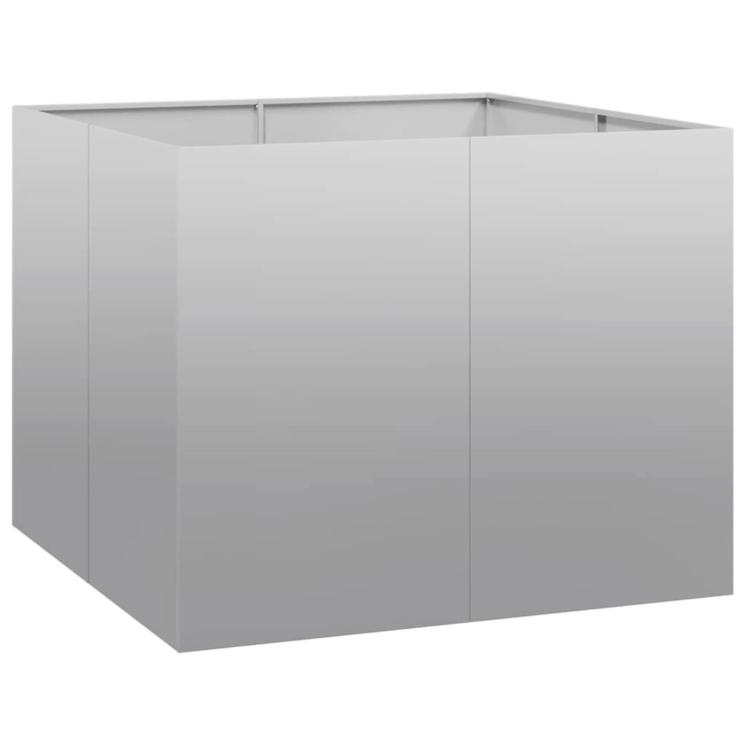 vidaXL Pflanzkübel 100x100x80 cm Verzinkter Stahl 860827 günstig online kaufen