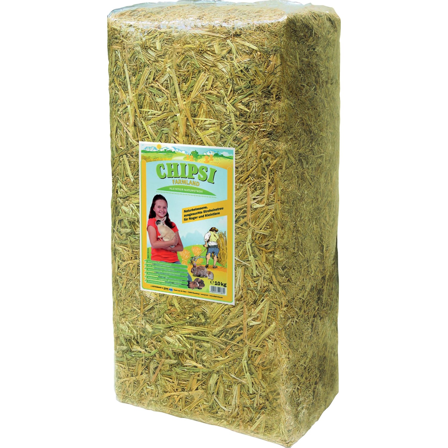 Chipsi JRS Einstreu Farmland Kleintier-Stroheinstreu 10 kg