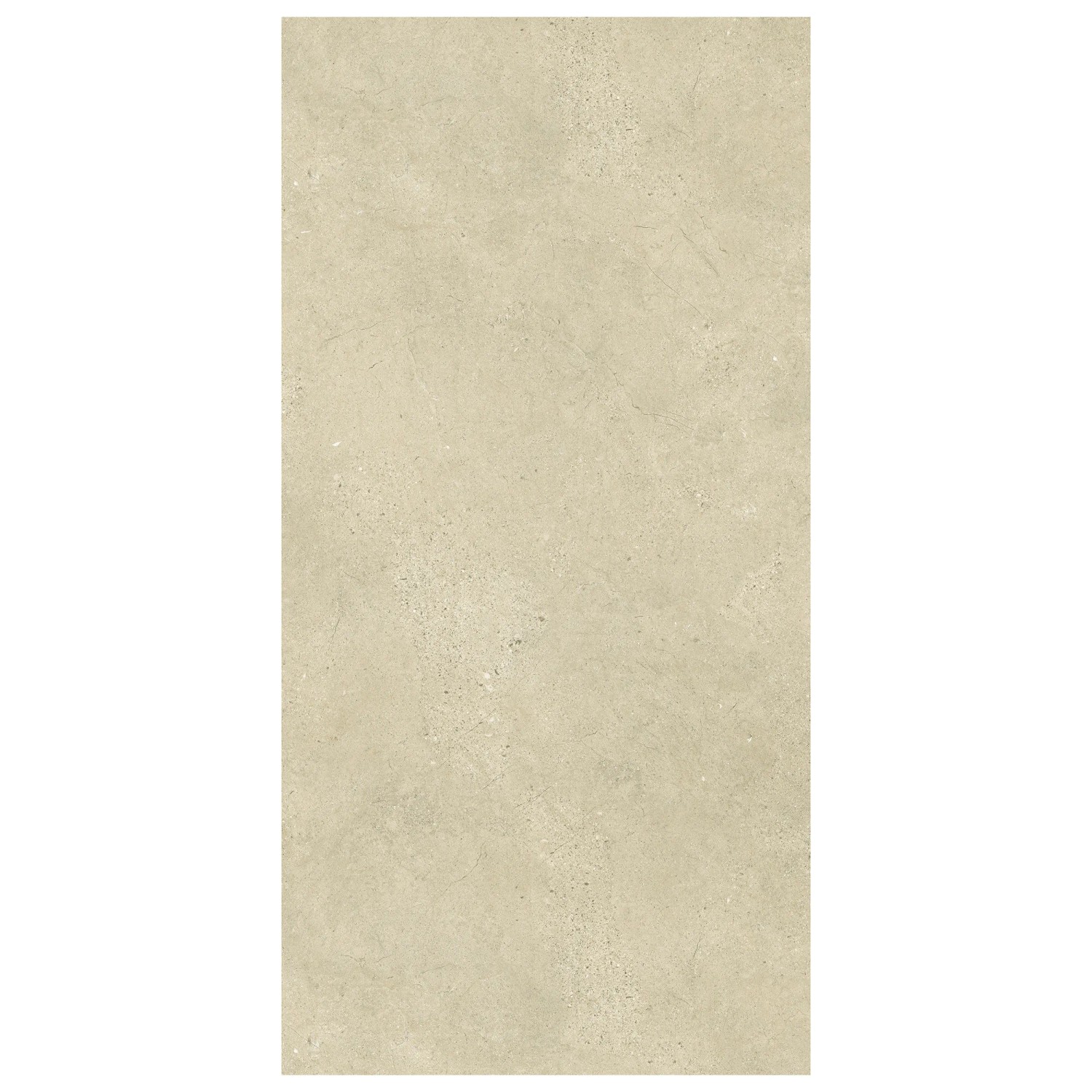 Decoflooring Klick-Vinylboden Fliese XL Travertine hell sand, Steinoptik.