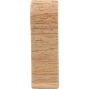 Verbinder für Classic 50 Sockelleiste in Eiche Rustikal Optik.