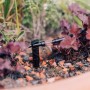 Geka Drip Set Bewässerungssystem für Balkon/Terrasse mit Tropfer im Einsatz.