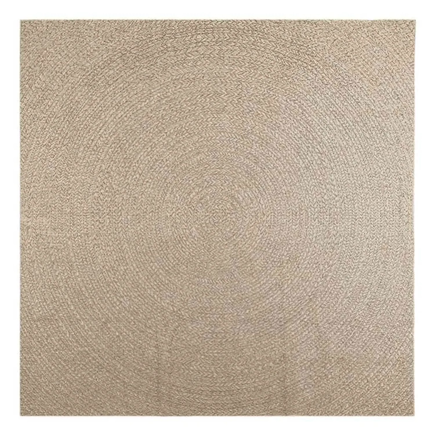 vidaXL Teppich ZIZUR Beige 240x240 cm Jute-Optik Indoor und Outdoor 4010412 günstig online kaufen