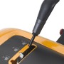 Detailaufnahme: Stiga Kehrmaschine SWS 600 GE, Bedienelemente für die Bürstenwinkelverstellung.