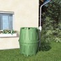 Grüne Garantia Zisterne Herkules 1600 l zur Regenwassernutzung im Garten.