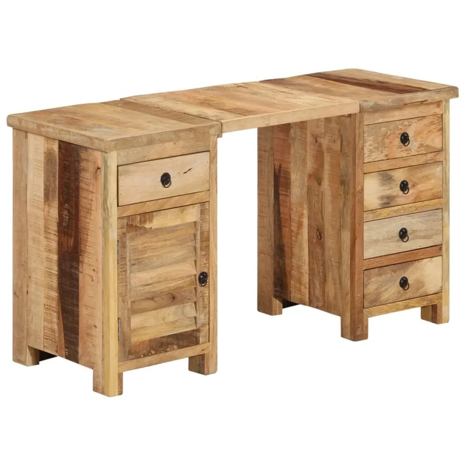 vidaXL Schreibtisch Massivholz Mango 140x50x77 cm 338209