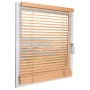 Sol Royal Holzjalousie SolDecor JH3, Eiche, B130xH160 cm, für Fenster, mit Zugschnüren und Einstellstab.