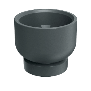 Prosperplast Blumentopf Molta Base Ø 40 cm x 33 cm Graphit