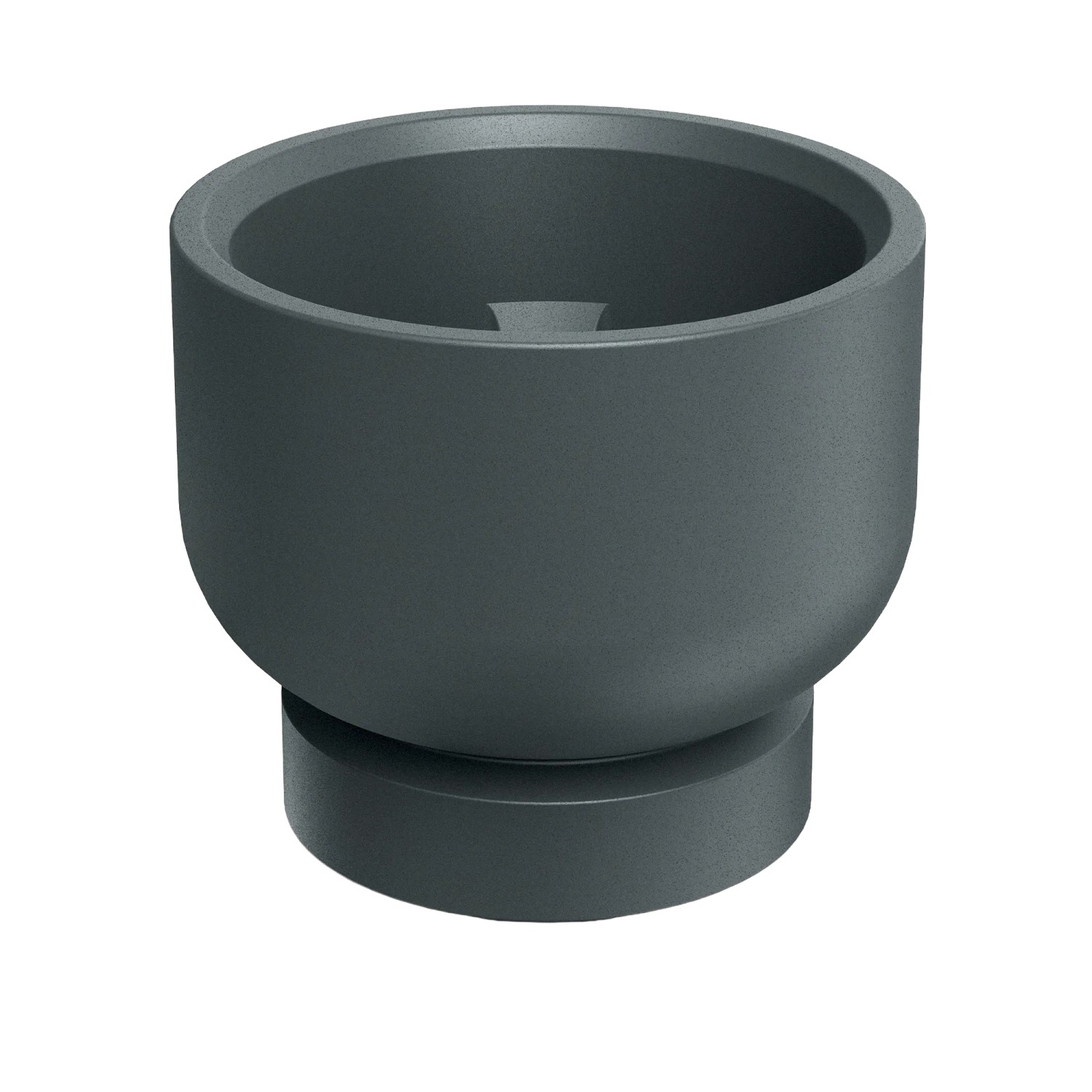 Prosperplast Blumentopf Molta Base Ø 40 cm x 33 cm Graphit