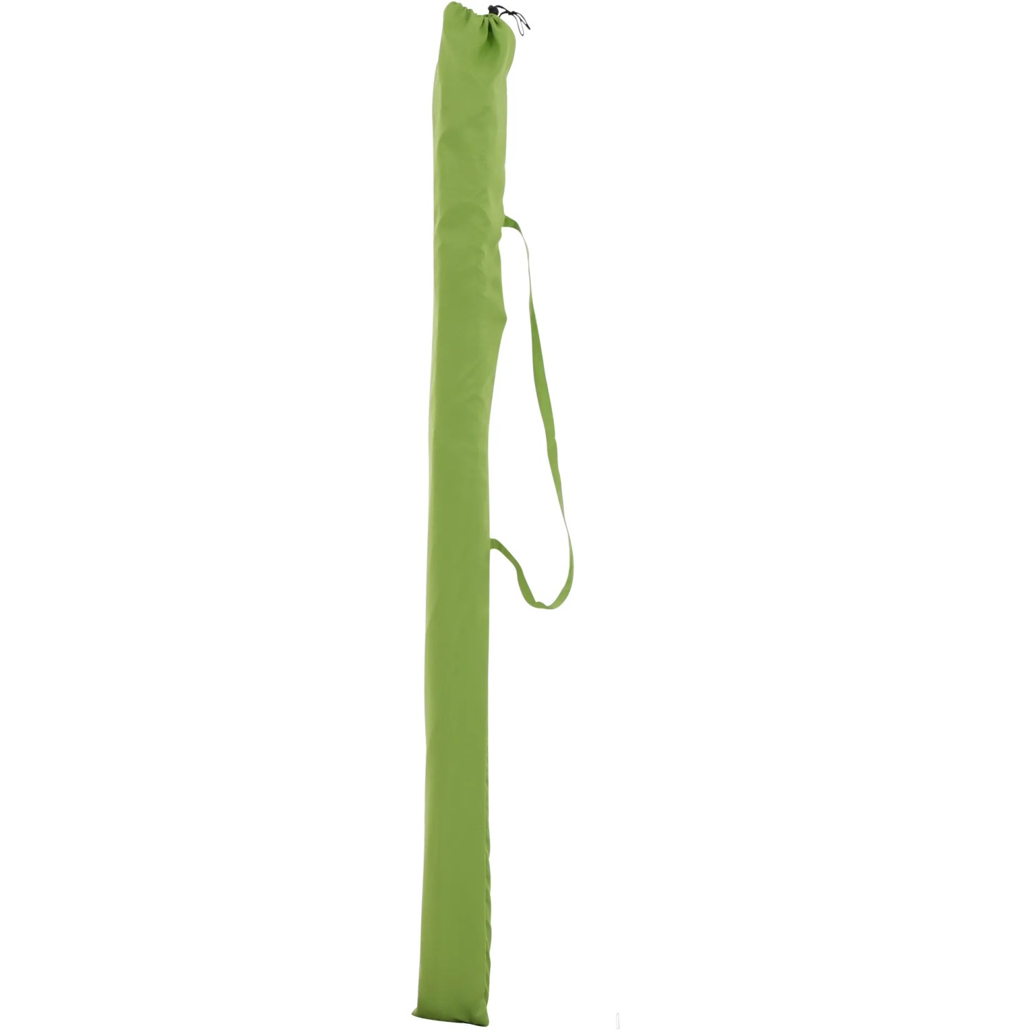 Verpackter, grüner Siena Garden Marktschirm 180x180 cm mit Tragegurt.