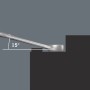 Detailaufnahme: Wera Joker Ringmaulschlüssel 13 mm, 15° abgewinkelt für enge Räume.