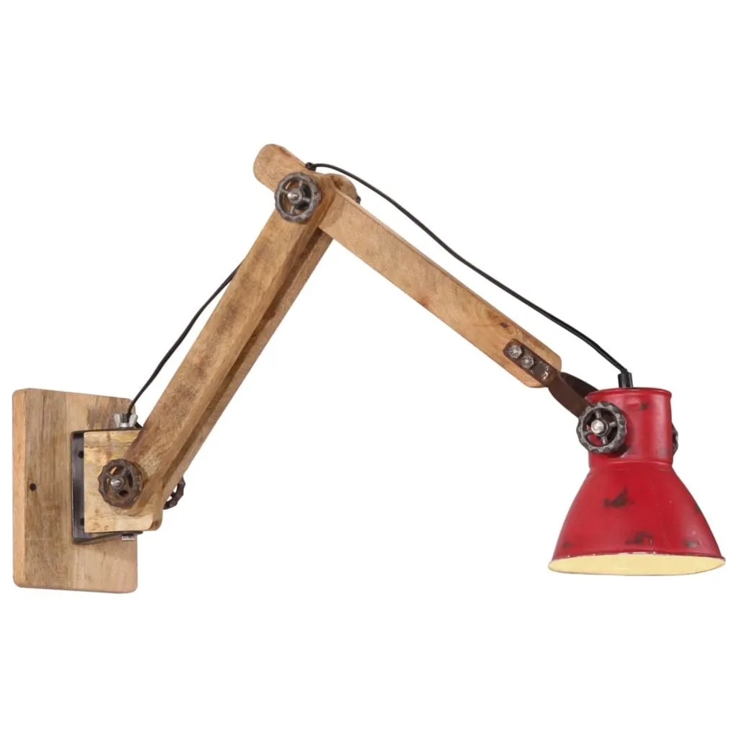 vidaXL Wandleuchte 25 W Rot 96x15x20 cm E27 371843