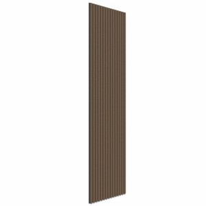 Denpanels Akustikpaneel in Walnussoptik, 240x60 cm, zur Schallabsorption und Wandgestaltung.