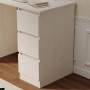 Rebiko Computertisch Weiß Modern Für Jugendliche Mit Schubladen Loft 90 Cm_4